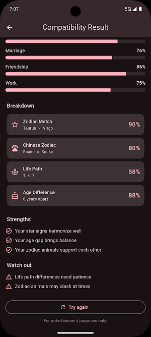 Couple Compatibility Screenshot 3