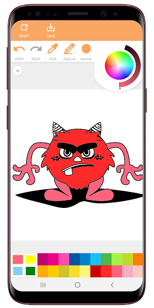 Funny Monster Coloring Book Screenshot 2