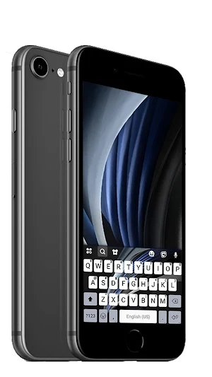 Simple Black 2020 Keyboard Theme Screenshot 1