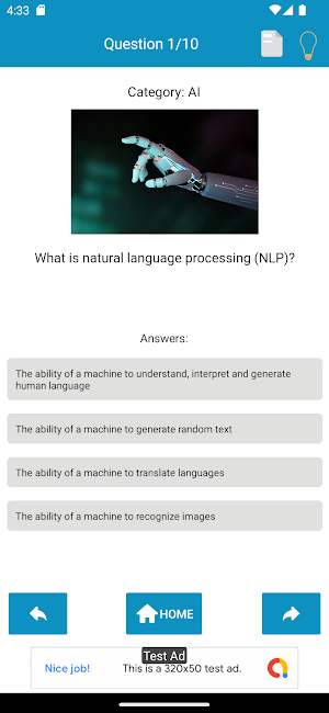 AI Quiz Screenshot 0