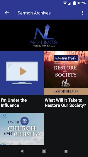 No Limits with Pastor Delman Screenshot 2