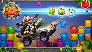 Jungle Blast  -  Jewels Crush Puzzle Game Screenshot 1