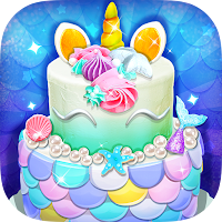 Unicorn Mermaid Cake