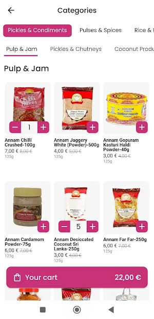 Spice Junction : Grocery Screenshot 1