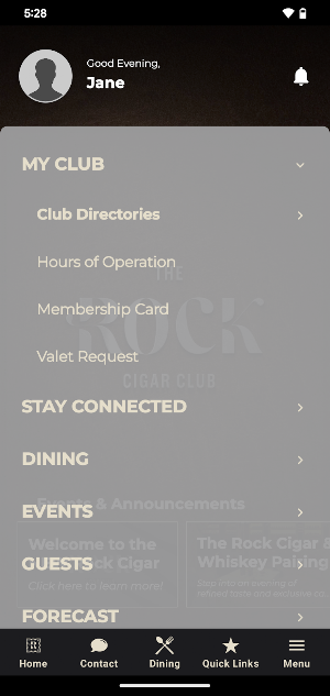 The Rock Cigar Club Screenshot 1