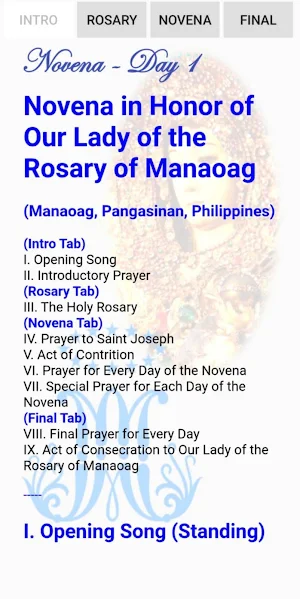Our Lady of Manaoag Screenshot 1