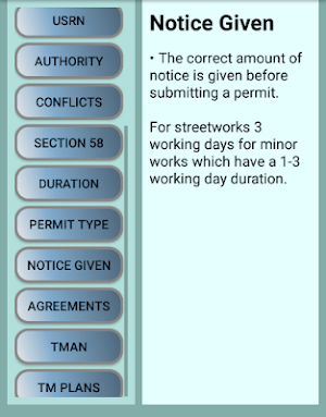 Permitting Checklist Screenshot 1