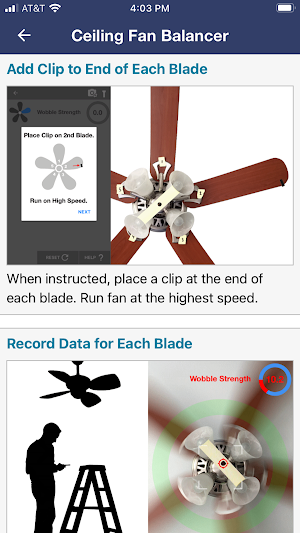 Ceiling Fan Balancer Screenshot 0
