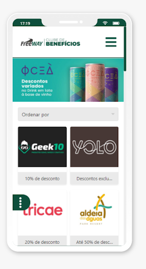 Clube de Benefícios Freeway Screenshot 1
