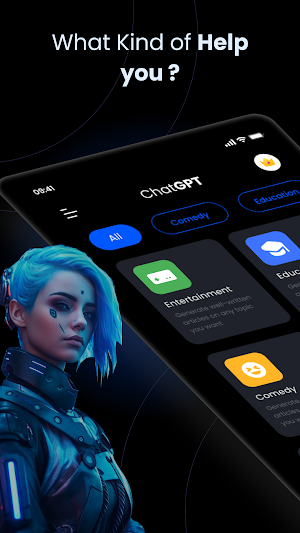 Chat AI with chatbot assistant Screenshot 1