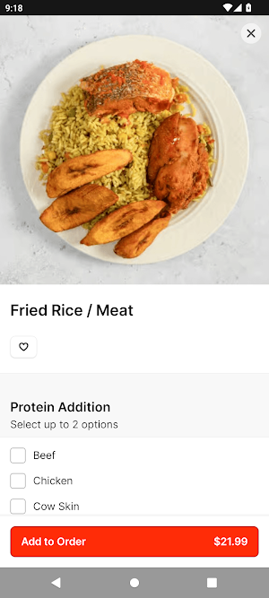 Comfort's African Cuisine Screenshot 2
