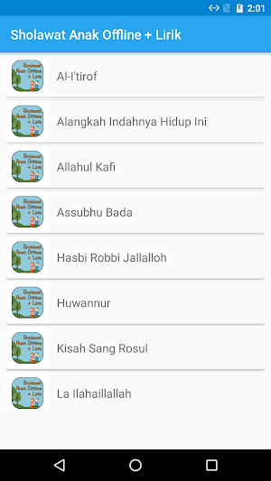 Sholawat Nabi Anak + Lirik Screenshot 0
