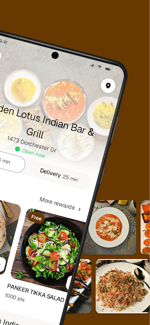 Golden Lotus Indian Bar Grill Screenshot 1