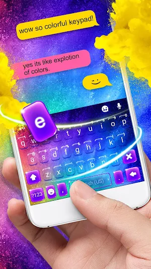 Color Explosion Keyboard Theme Screenshot 1