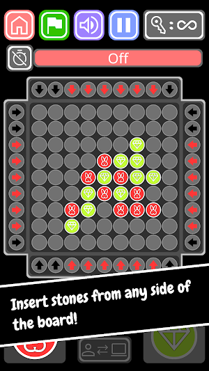 Push To The Center - Connect 5 Screenshot 1