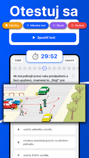 Autoškola testy 2026 SK Screenshot 0