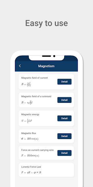 Maths and Physics formulas - with calculator Screenshot 3