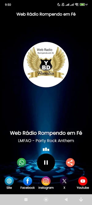 Web Rádio Rompendo em Fé Screenshot 0