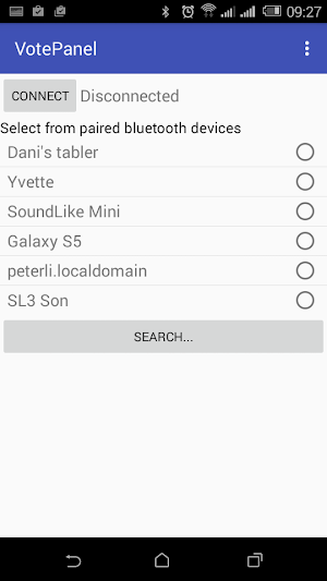 Electronic voting system Screenshot 1