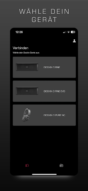 DOCKIN Sound App Screenshot 2