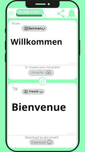 French - German translator Screenshot 1