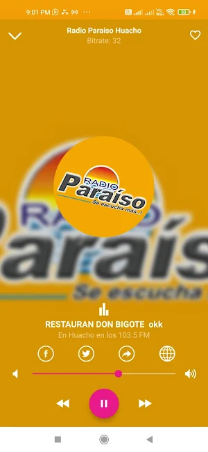 Radio Paraiso Screenshot 1