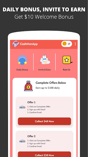 CashmanApp: Make Money Online Screenshot 1