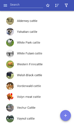 Cattle breeds Screenshot 0