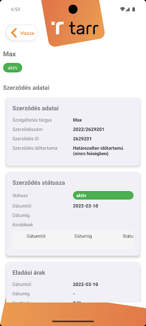TARR alkalmazás Screenshot 3