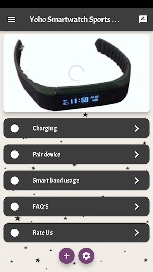 Yoho Smartwatch Sports Guide Screenshot 0