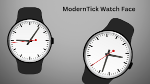 ModernTick Watch Face Screenshot 1
