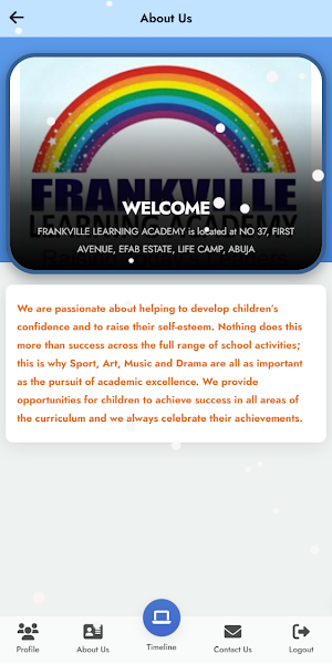 FRANKVILLE LEARNING ACADEMY Screenshot 1
