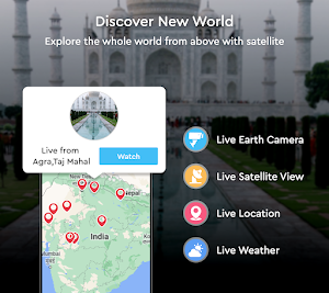 Live Earth Camera HD: Live Map Screenshot 1