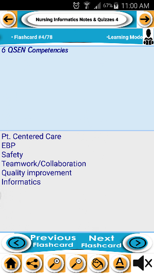 Nursing Informatics App : Study Notes & Flashcards Screenshot 2