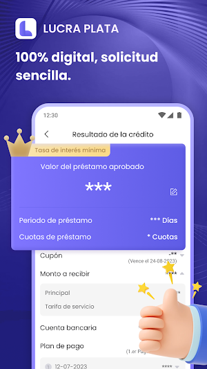 Lucra Plata - Líder Préstamos Screenshot 1