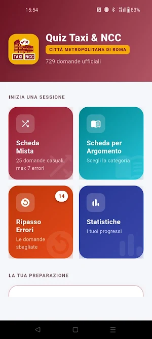 Quiz Taxi & NCC Roma Screenshot 0