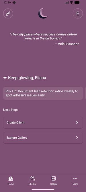 Lunelle for Lash Artists Screenshot 0