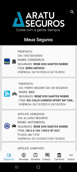Aratu Seguros Screenshot 3
