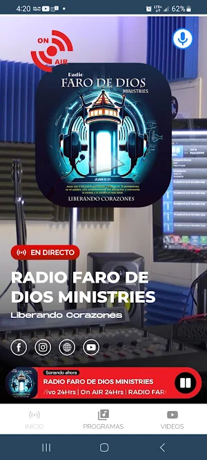 RADIO FARO DE DIOS MINISTRIES Screenshot 1