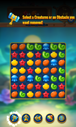 Oceanic Odyssey: The Match-3 Screenshot 2