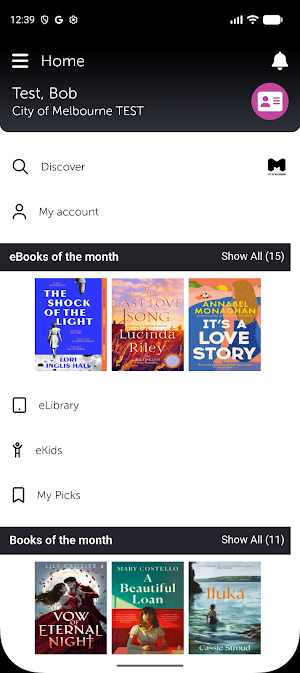 City of Melbourne Library app Screenshot 1