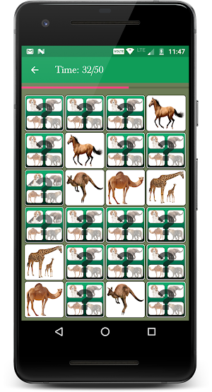 Animal Memory Matching Game Screenshot 3