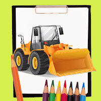 Construction Vehicles Coloring