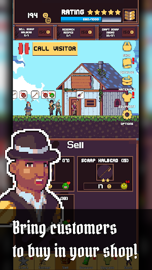 Crafter: Idle Shopkeeping Saga Screenshot 1