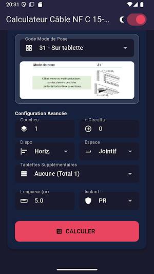Section câble Screenshot 3