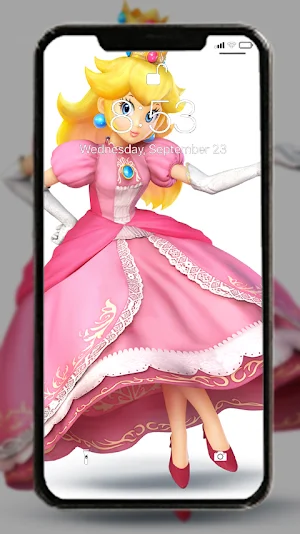 Princess Peach 4K Wallpaper Screenshot 2