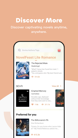 Novel Feast Lite Screenshot 0
