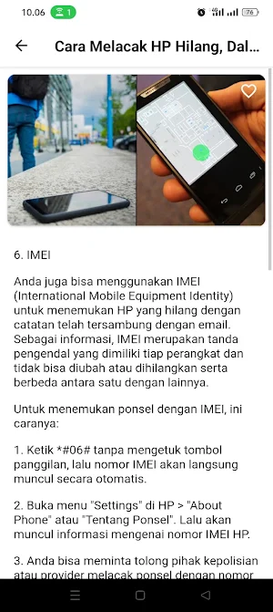 Cara Cari Hp Hilang Screenshot 1