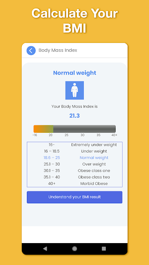 Health Calculator - BMI, Heart Rate, Water & More Screenshot 1