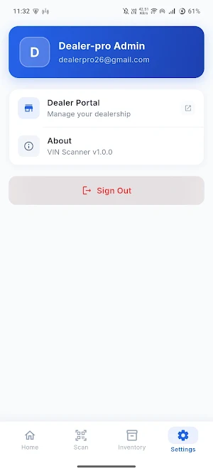 DealerPro Scanner Screenshot 2